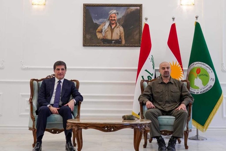 نێچیرڤان بارزانی، سەرۆکی هەرێمی کوردستان و بافڵ تاڵەبانی، سەرۆکی یەکێتیی نیشتمانیی کوردستان