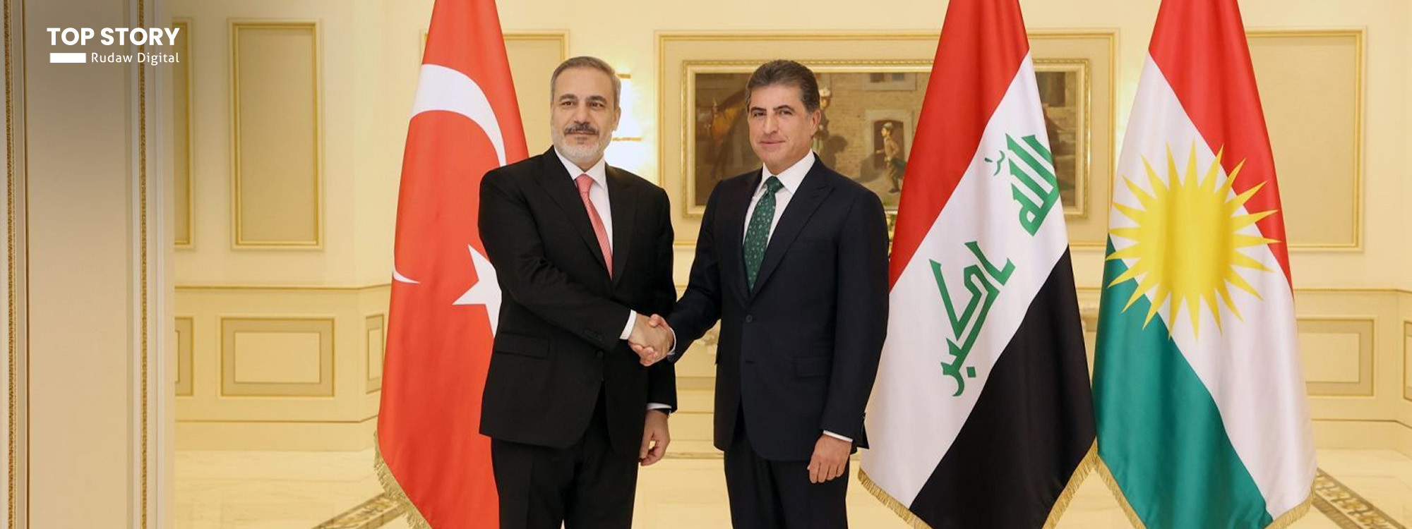 هاکان فیدان پەیوەندی بە نێچیرڤان بارزانییەوە دەکات: بە تووندی سەرکۆنەی هێرشەکە دەکەین