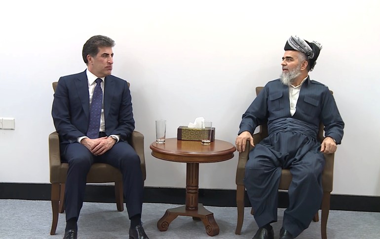 عەلی باپیر لەسەر هێرشەکە نیگەرانیی خۆی دەگەیێنێتە نێچیرڤان بارزانی