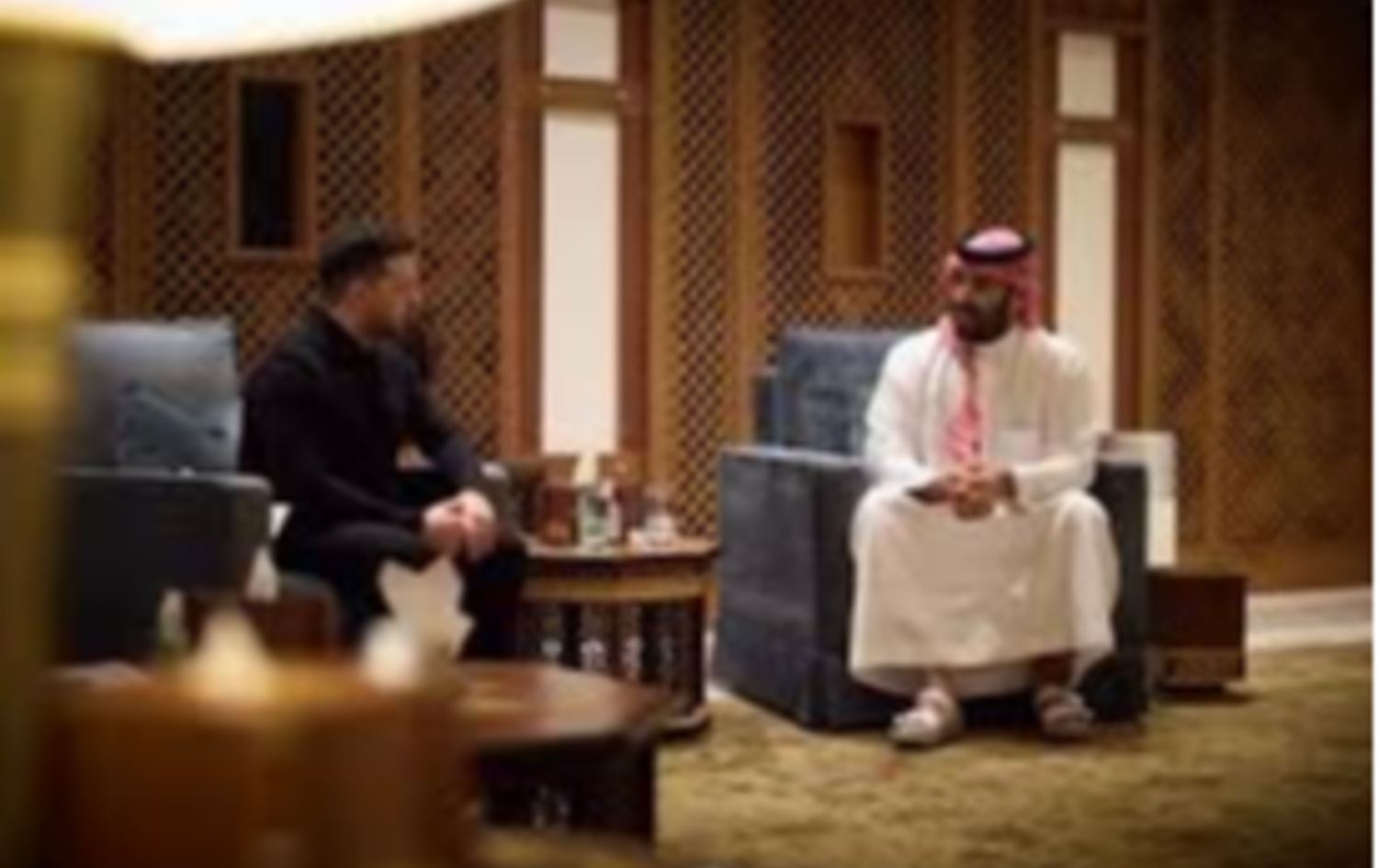 زێلنسکی و بن سەلمان