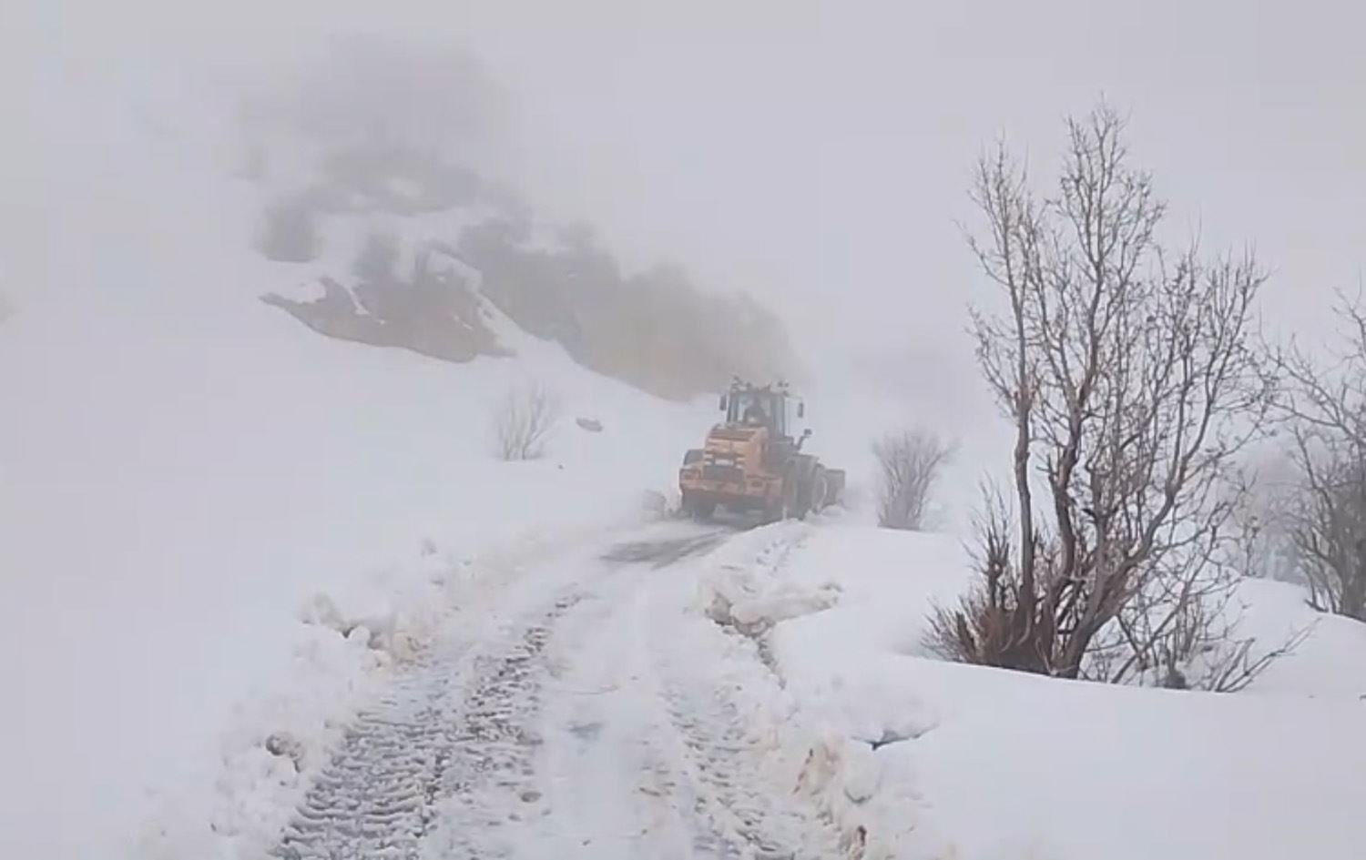 بەفر لە چیای گارە