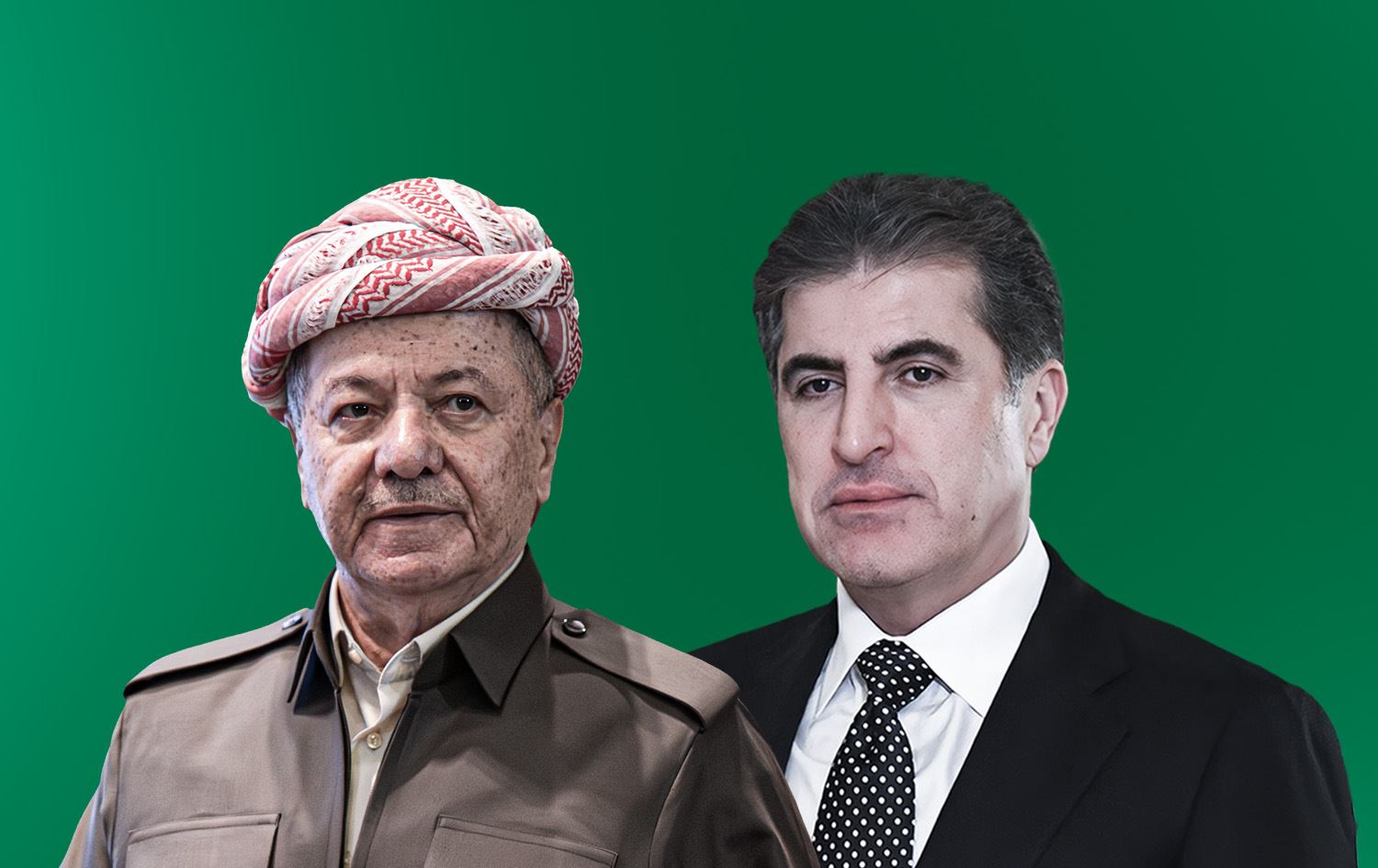 سەرۆک بارزانی و نێچیرڤان بارزانی