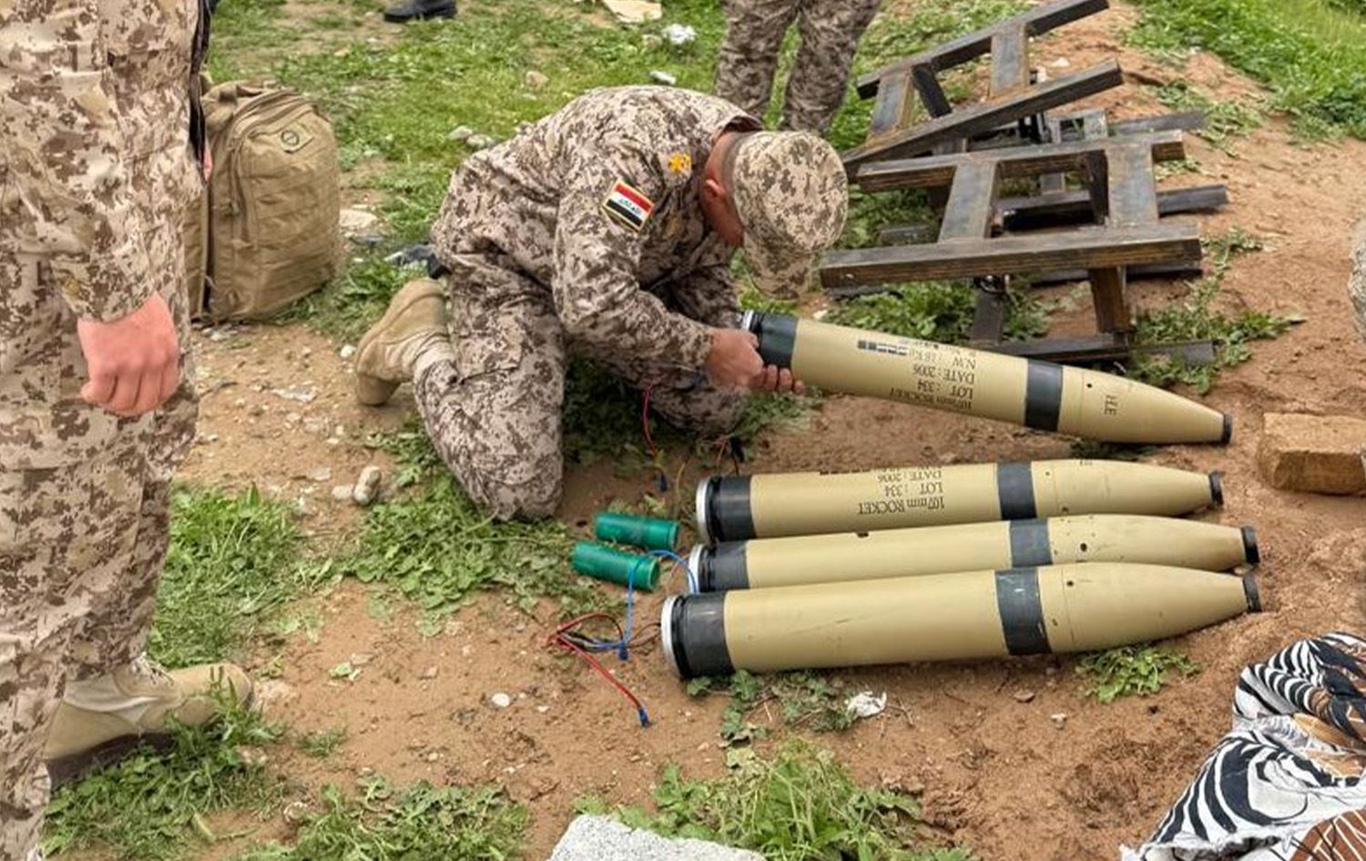 ضبط صواريخ معدة للإطلاق في كركوك- وزارة الدفاع العراقية