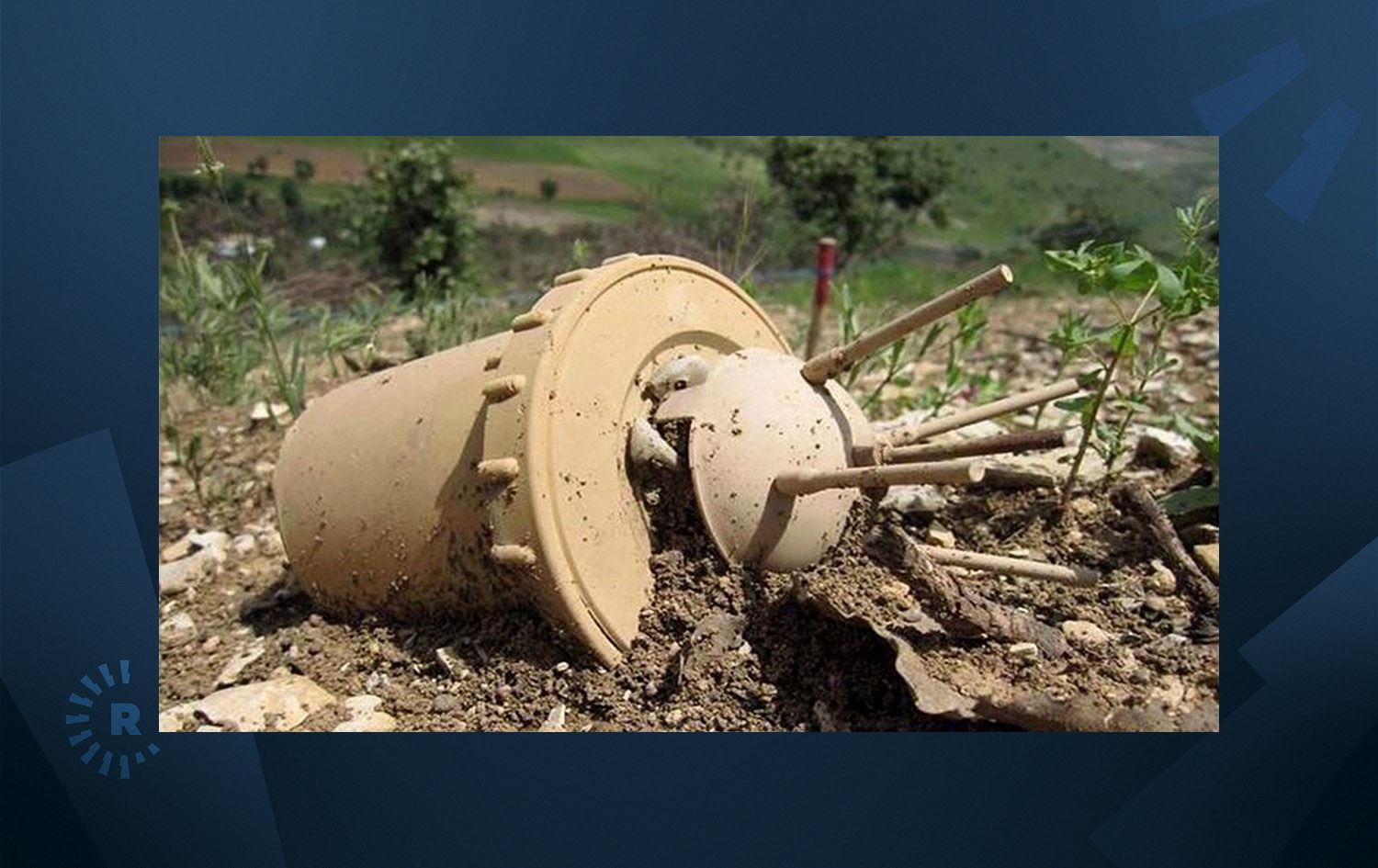 دەزگای مین: باران شوێنی مینەکانی گۆڕیوە و مەترسی لەسەر ژیانی هاووڵاتییان هەیە