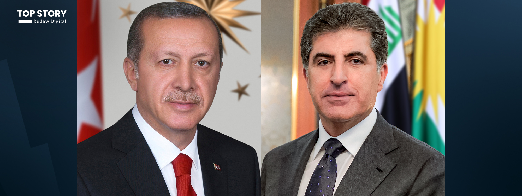 أردوغان يدين بشدة الهجوم الذي استهدف منزل نيجيرفان بارزاني