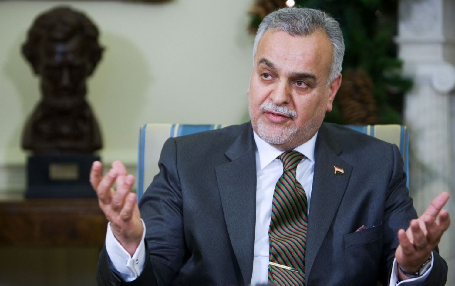 تاریق هاشمی سەرکۆنەی هێرشەکانی سەر هەرێمی کوردستان دەکات