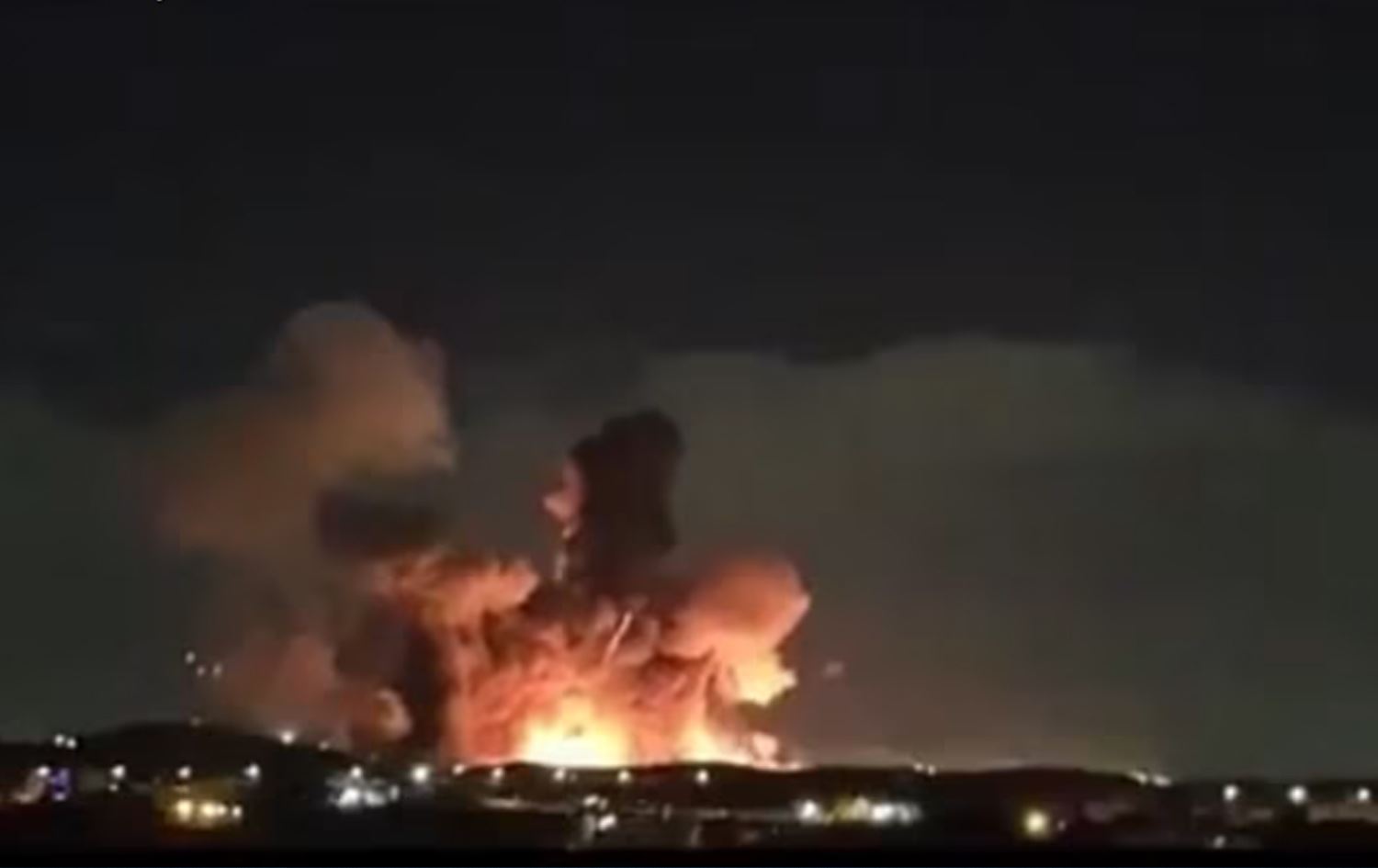 دیمەنی ساتی بۆردوومانێک بۆسەر ئیسفەهان