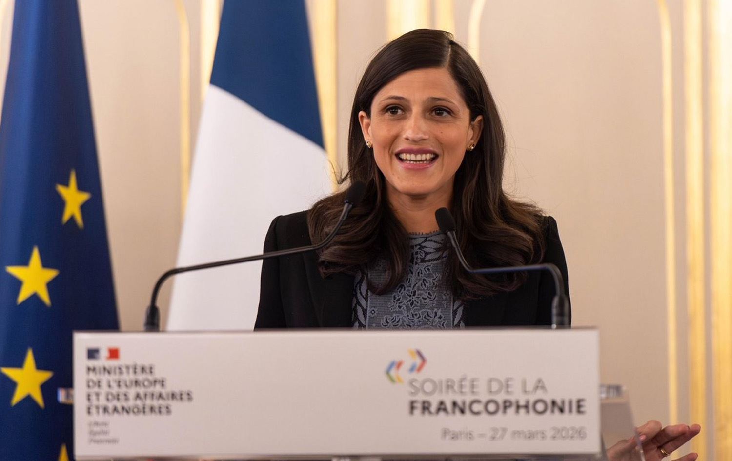 Fransa’nın Frankofoni ve Uluslararası Ortaklıklardan Sorumlu Devlet Bakanı Eleonore Caroit