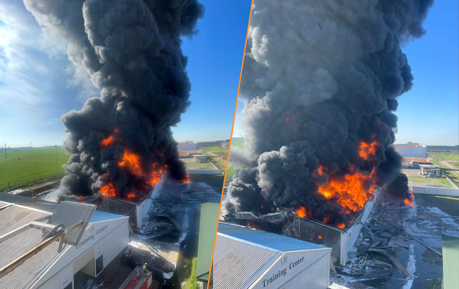 Aftermath of the drone attack in Erbil on April 1, 2026. 