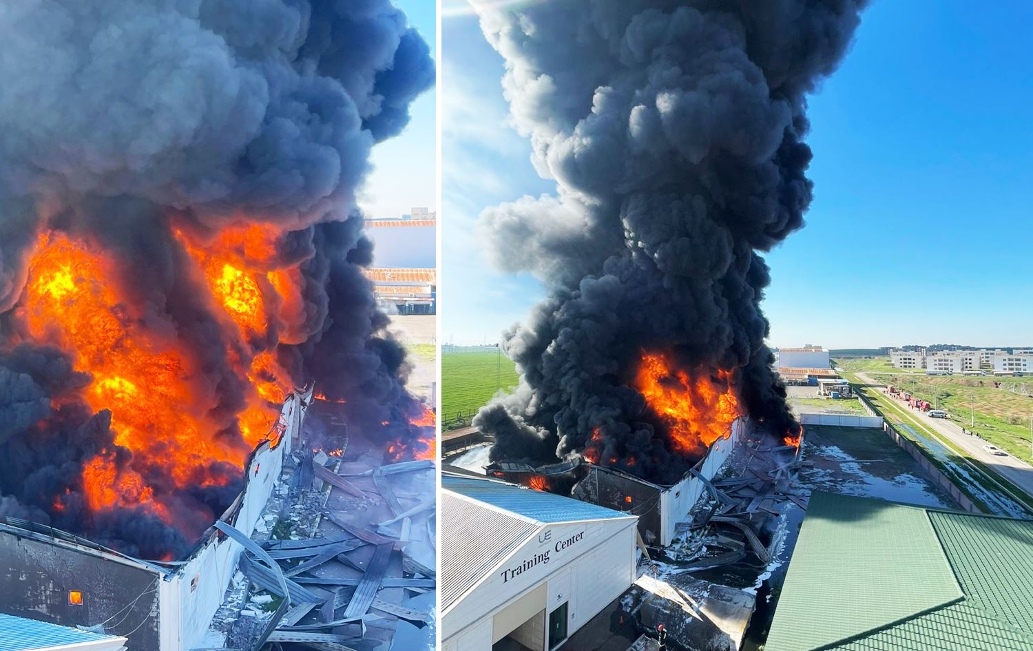 مەترسییە تەندروستییەکانی دووکەڵی رەشی 'کۆگە بەئامانجگیراوەکەی هەولێر' ئاشکرا دەکرێن