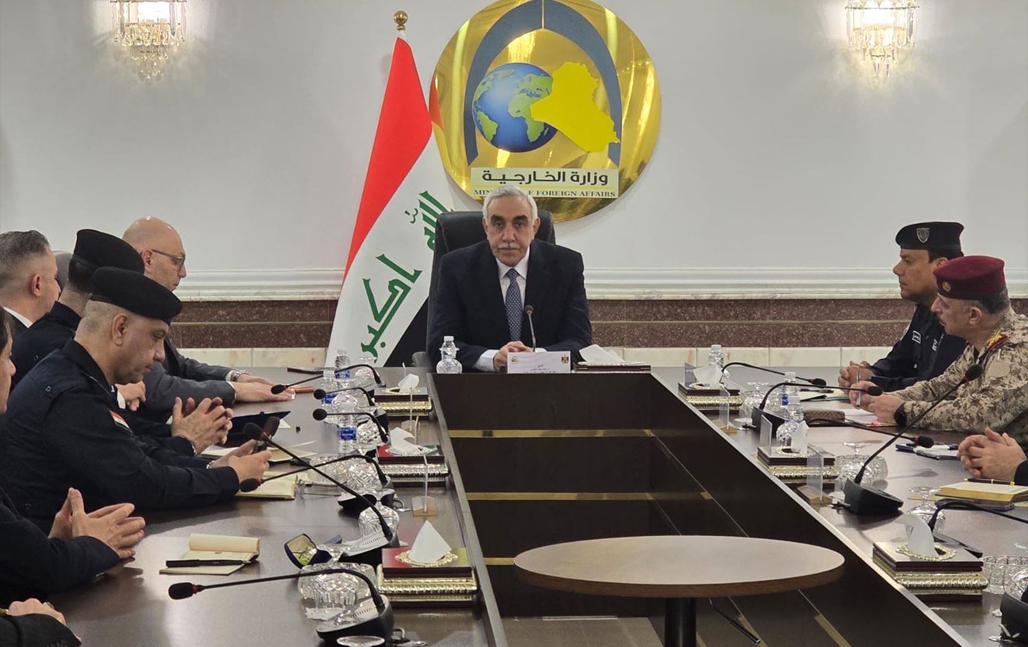 اجتماع أمني في وزارة الخارجية