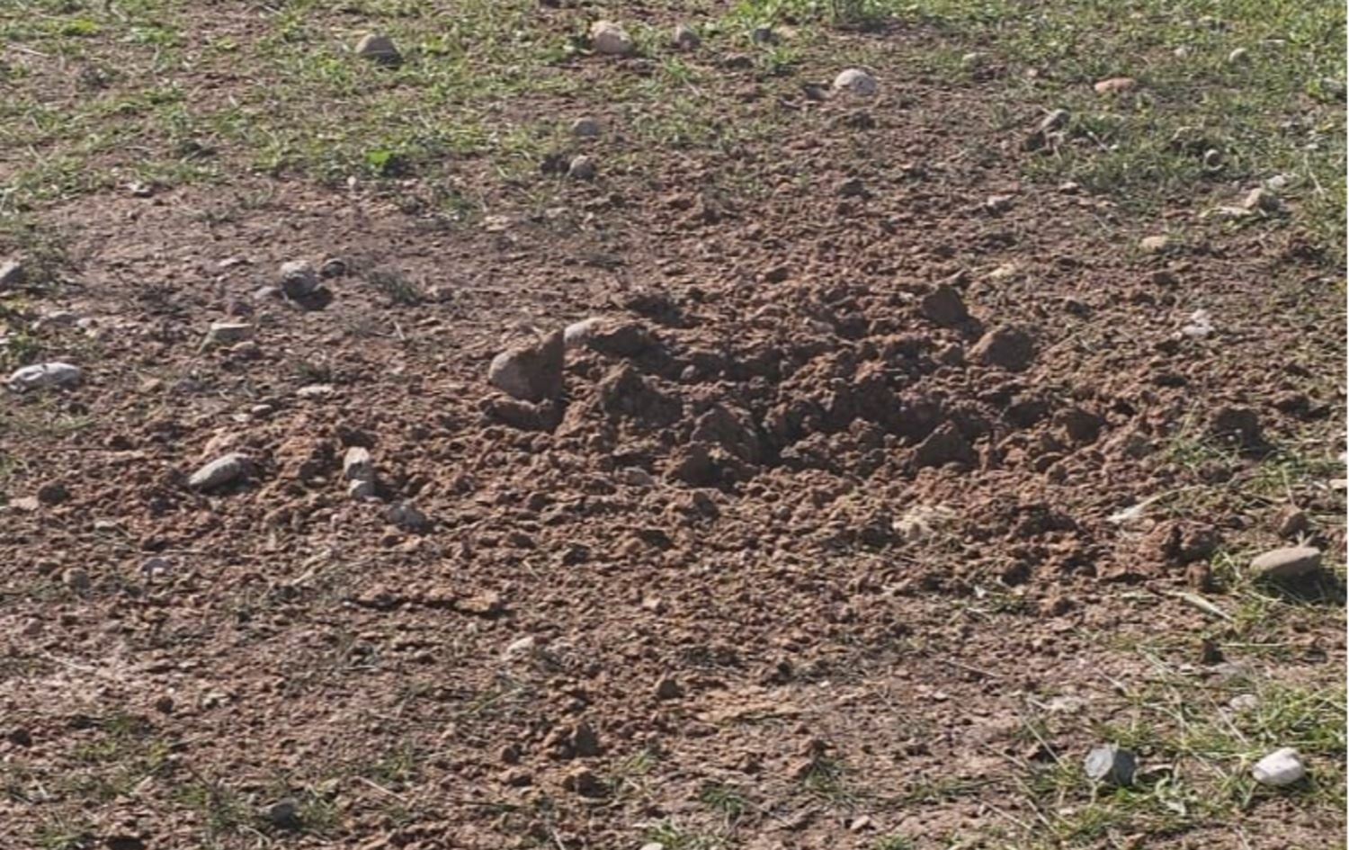 شوێنی تەقینەوەی هاوەنەکە