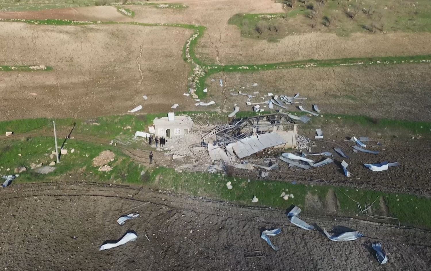 هێرشەکە زیانی مادی زۆری هەبووە بەڵام زیانی گیانی نەبووە