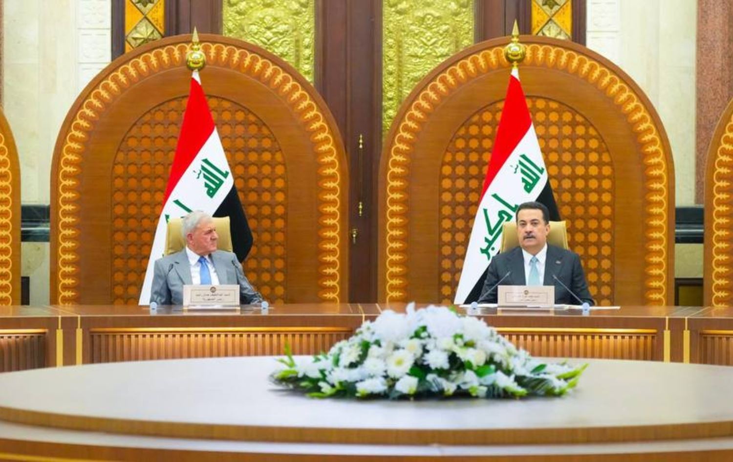 رئيسا الوزراء وجمهورية العراق في اجتماع ائتلاف إدارة الدولة