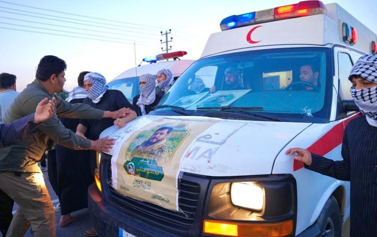 وصول جثمان منتسبين إلى ميسان- هيئة الحشد الشعبي