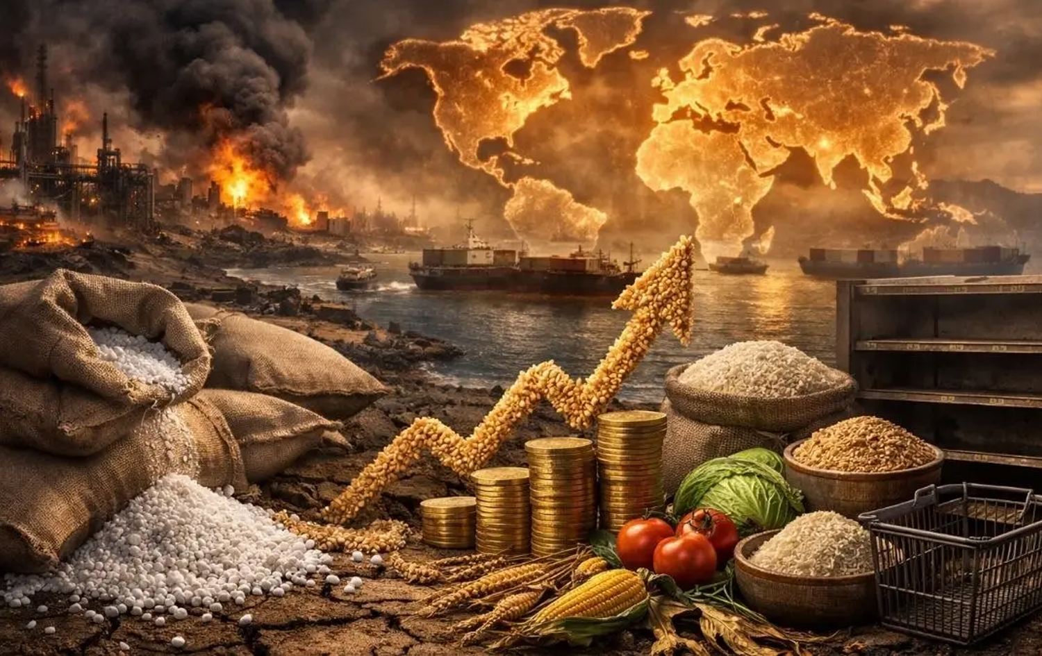 فاو: بەهۆی جەنگی ئێرانەوە نرخی خۆراک لە جیهاندا 2.4٪ بەرزبووەتەوە