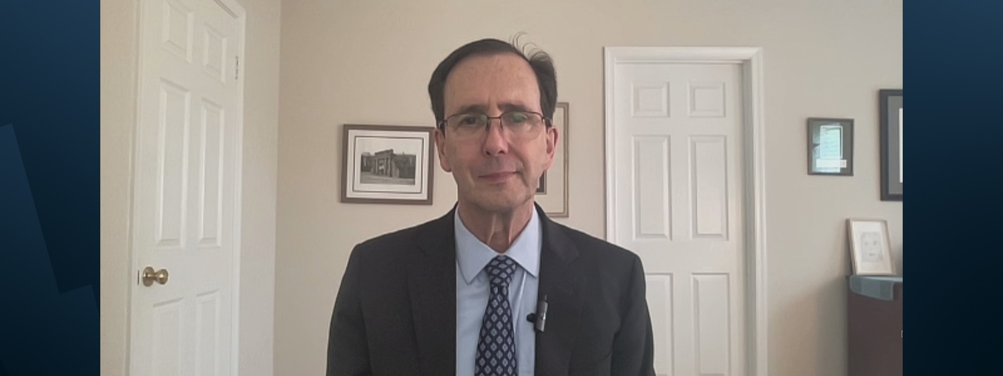 Alan Eyre, a former US diplomat specializing in Iranian affairs, in an interview with Rudaw on April 3, 2026. Photo: Screengrab / Rudaw