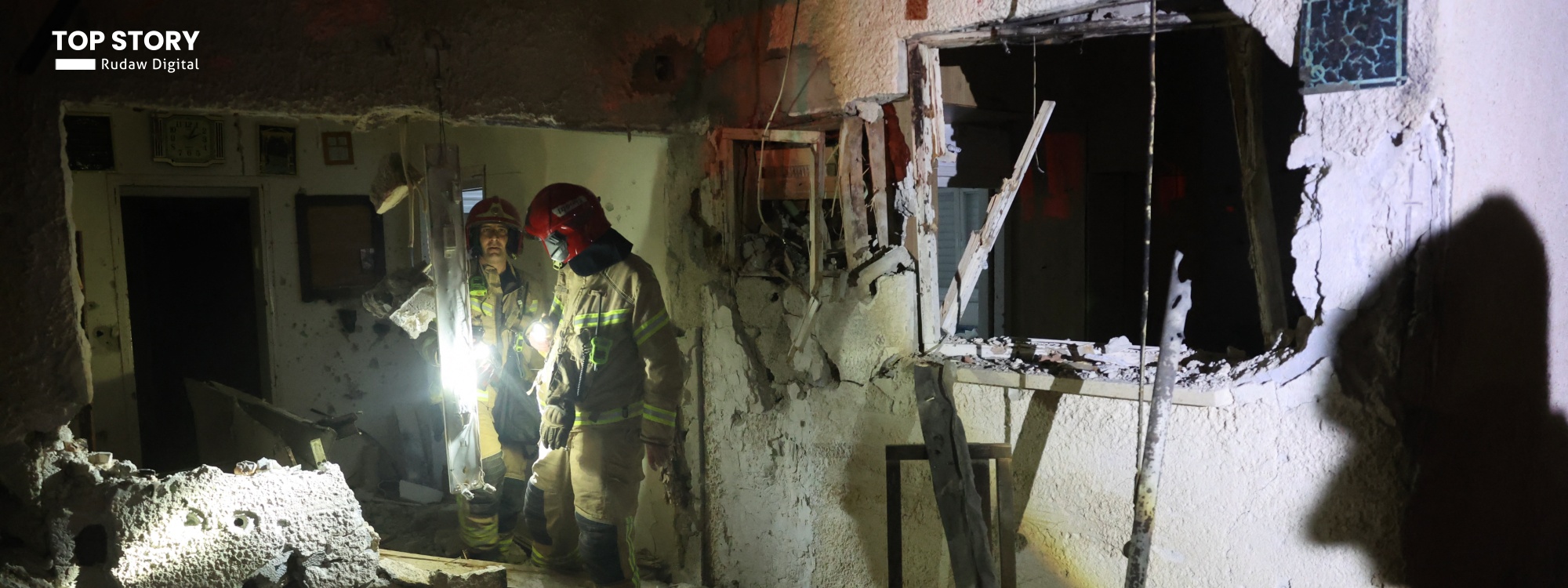 ئیسرائیل: بەهۆی هێرشە مووشەکییەکەی ئێرانەوە کەسێک بریندار بوو