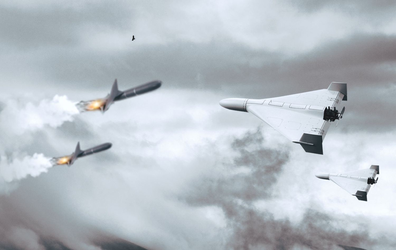 درۆن و مووشەک. وێنە: رووداو