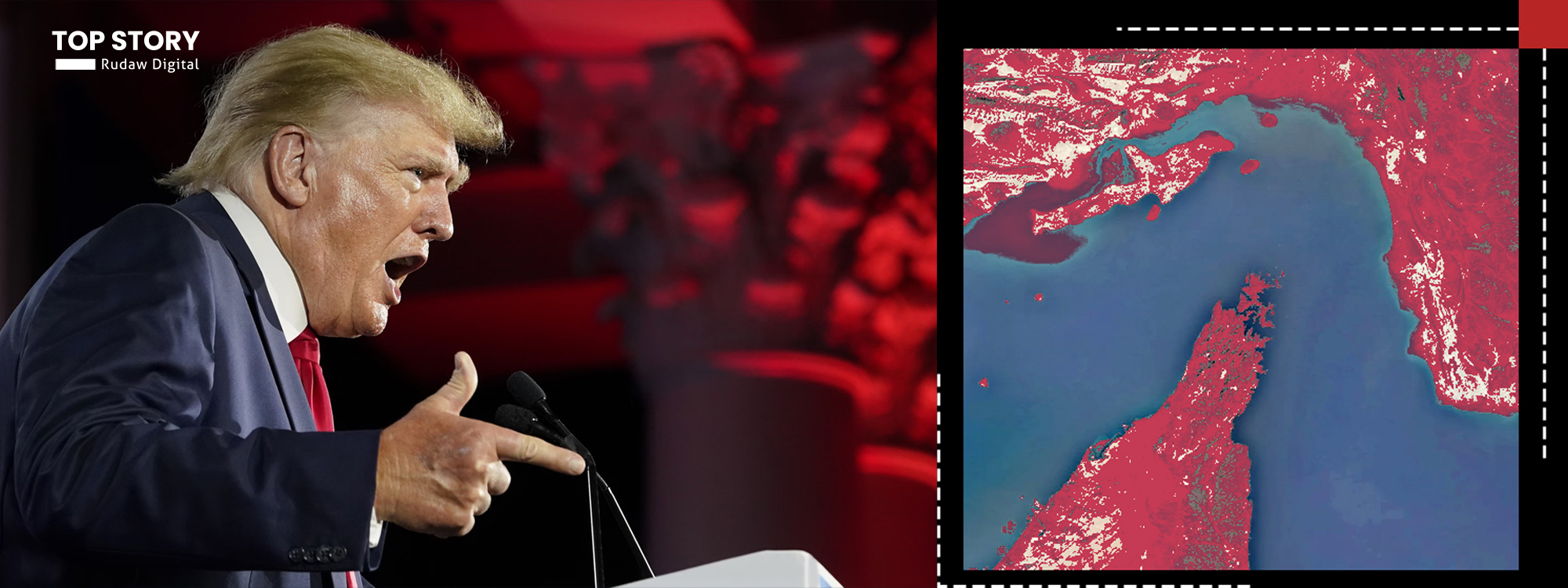 ترەمپ بۆ ئێران: ئەو تەنگە نەفرەتییە بکەنەوە ئەگینا رووبەڕووی دۆخێکی دۆزەخئاسا دەبنەوە