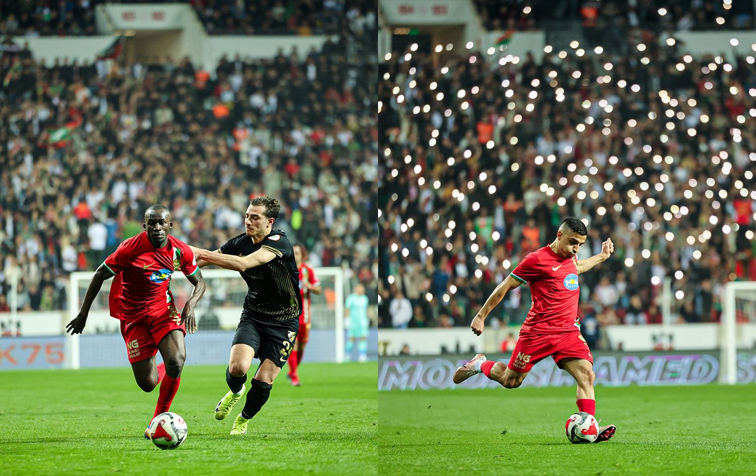 Lîstikvanên Amedspor û Bolusporê / Wêne: Amedspor