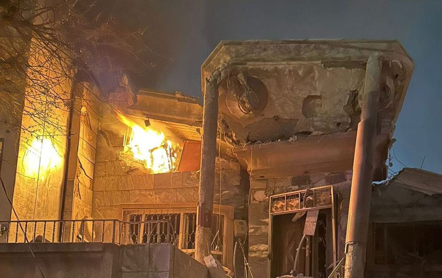 منزل في السليمانية تعرّض للاستهداف