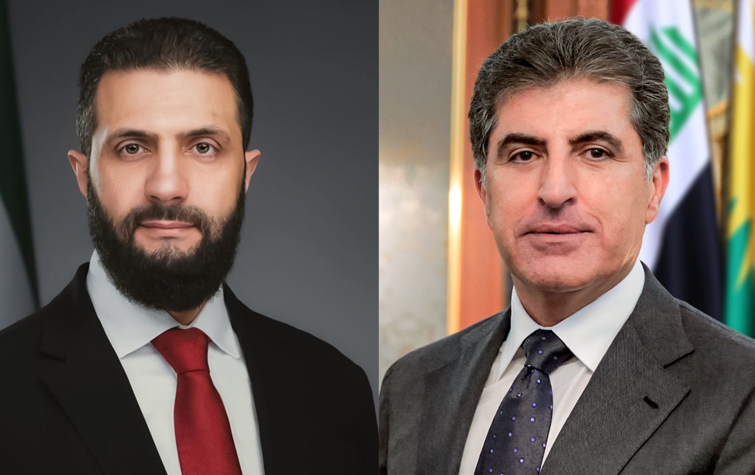 Ehmed Şer telefonî Nêçîrvan Barzanî kir / Wêne: Serokatiya Herêma Kurdistanê