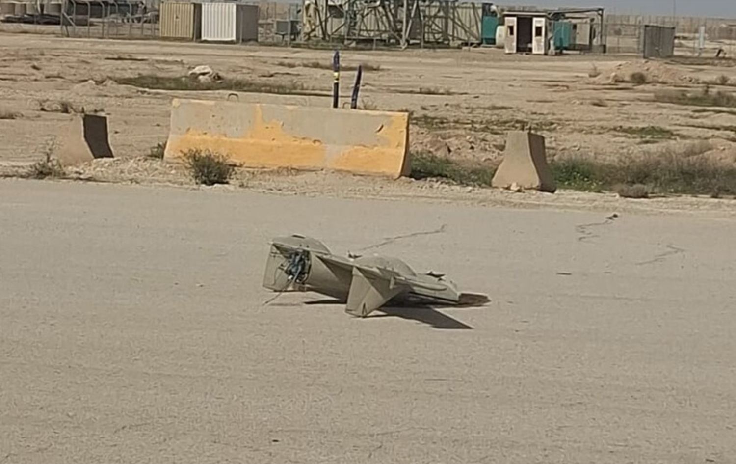 مسيّرة في قاعدة عين الأسد