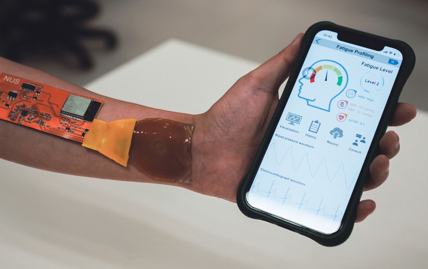 هەستەوەرەکە.