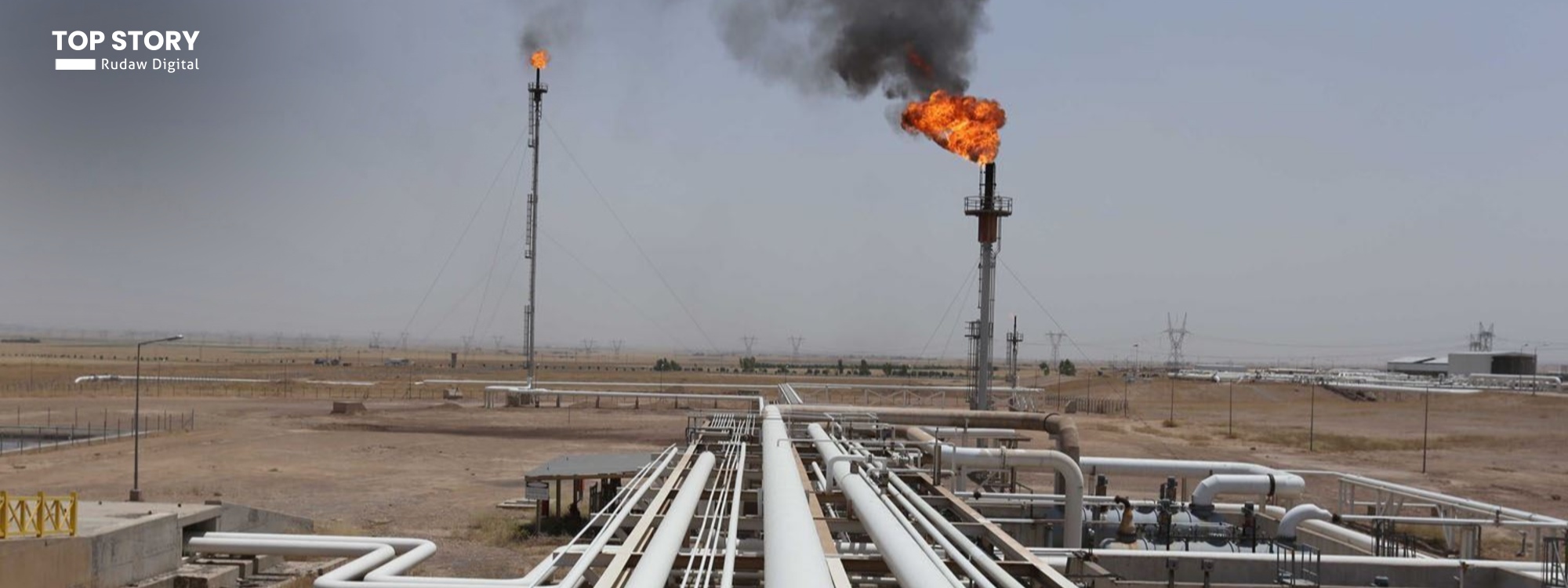 نەوتی نێوەڕاست و باشووری عێراق بۆ هەناردەکردن لە رێگەى بۆری هەرێمى کوردستانەوە گەیێندرایە کەرکووک