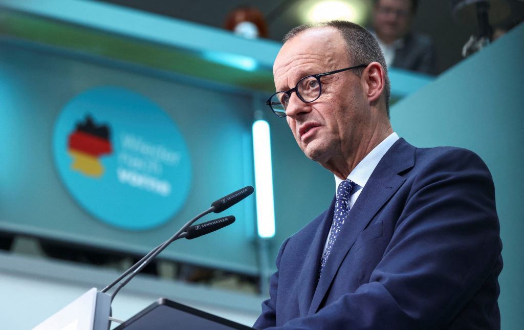  فرێدریش مێرتس، راوێژکاری ئەڵمانیا. وێنە: AP