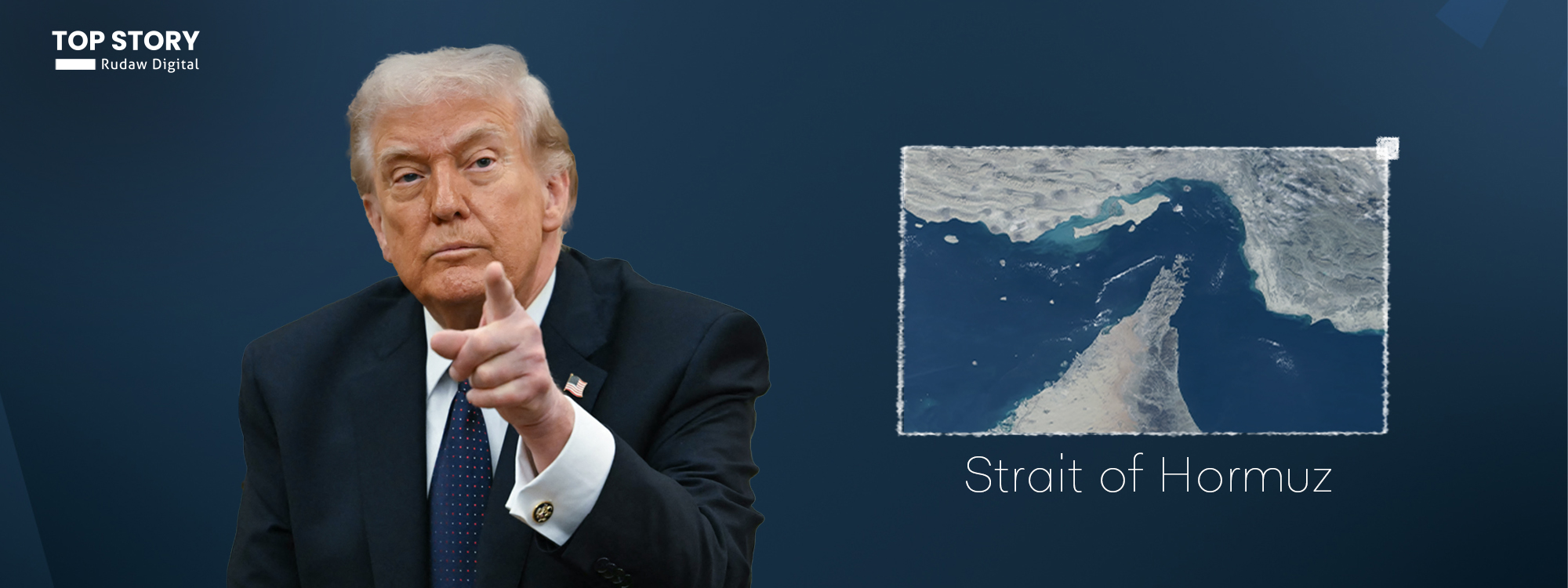 ترەمپ: زۆر بەخێرایی هاتووچۆی نەوت [بە تەنگەی هورمزدا] دەستپێدەکاتەوە