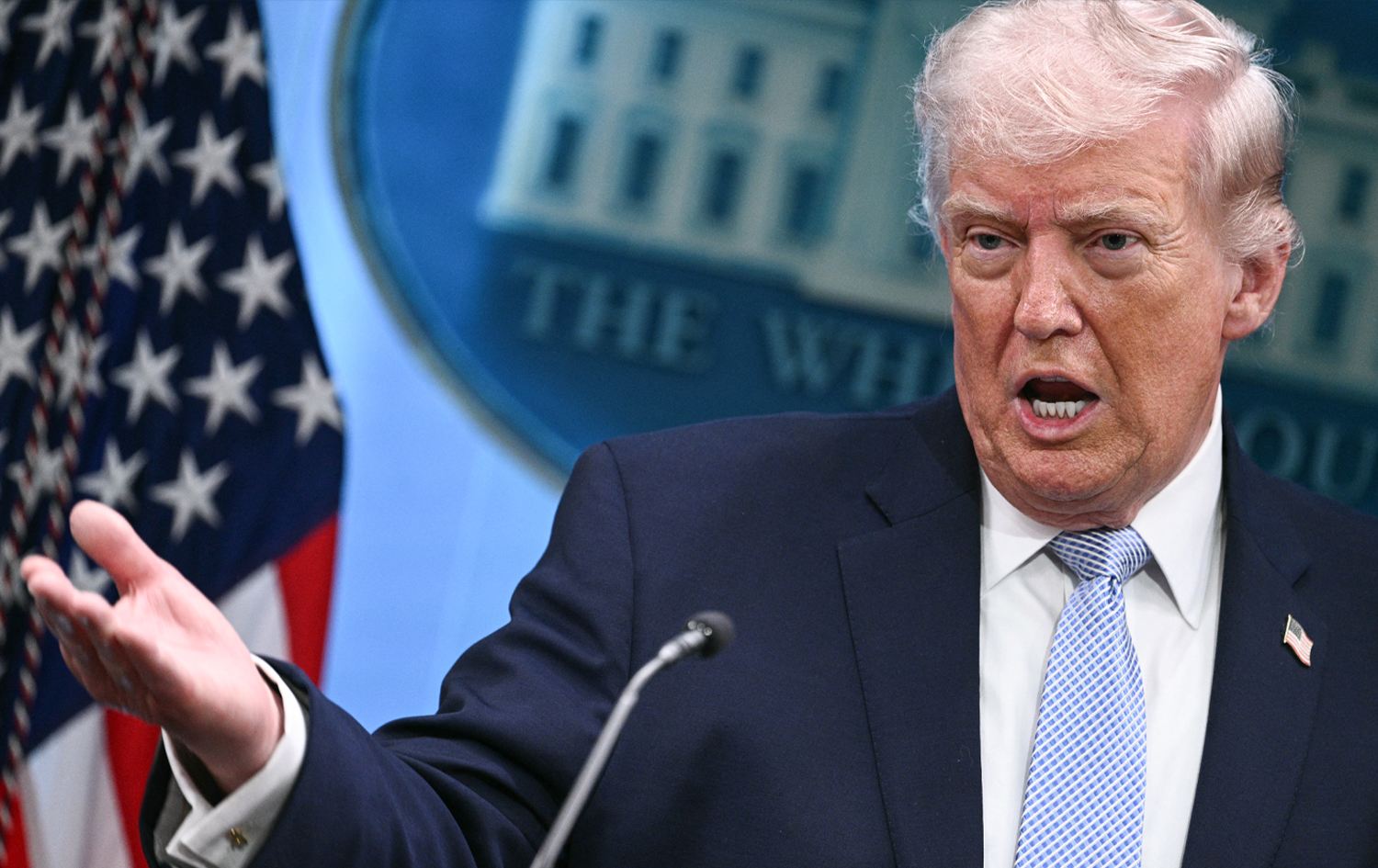 دۆناڵد ترەمپ، سەرۆکی ئەمریکا. وێنە: AFP 