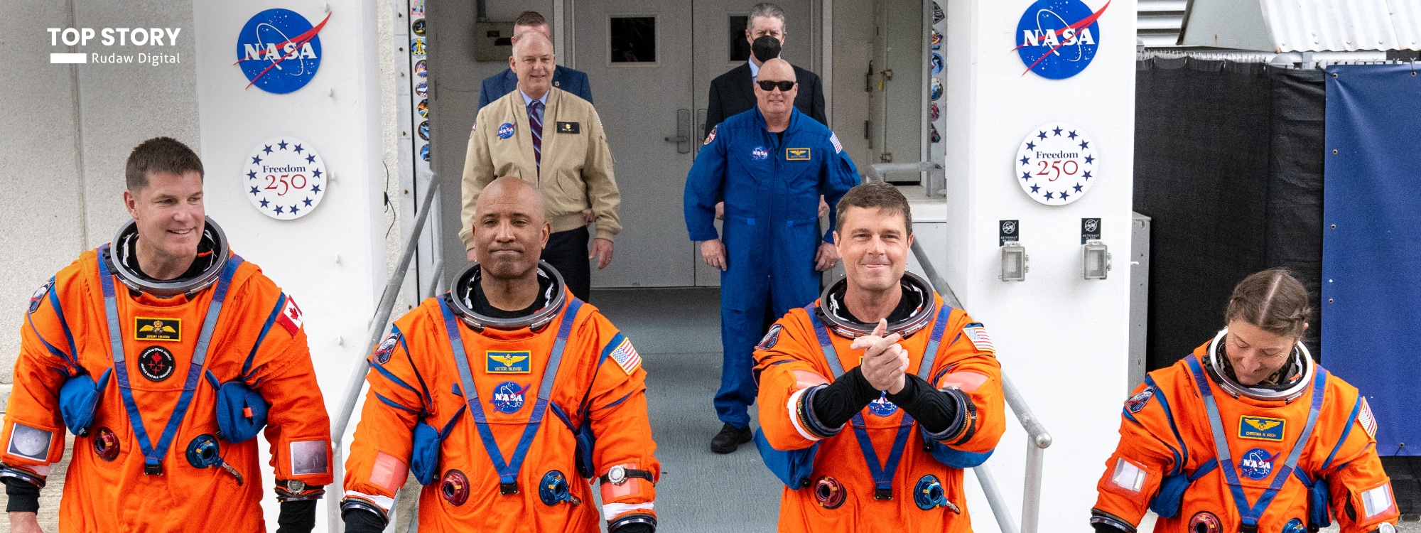 ترەمپ بۆ تیمی ئارتمس 2: گەشتەکەتان ناوازە بوو، هەنگاوی داهاتوومان مەریخە