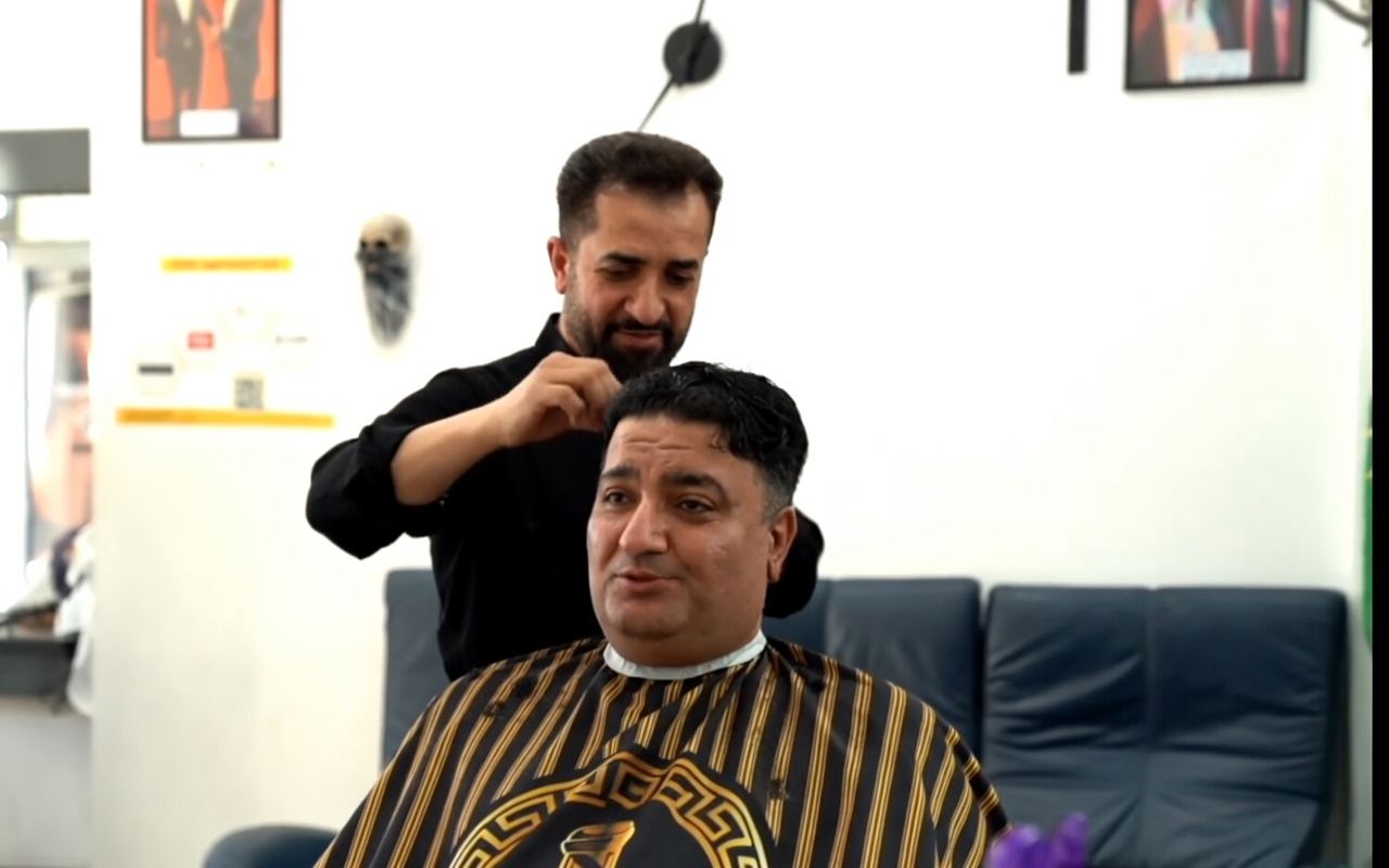 Îbo porê Hêmin Ebdulah jî kur dike\ Wêne û Vîdeo: Rûdaw