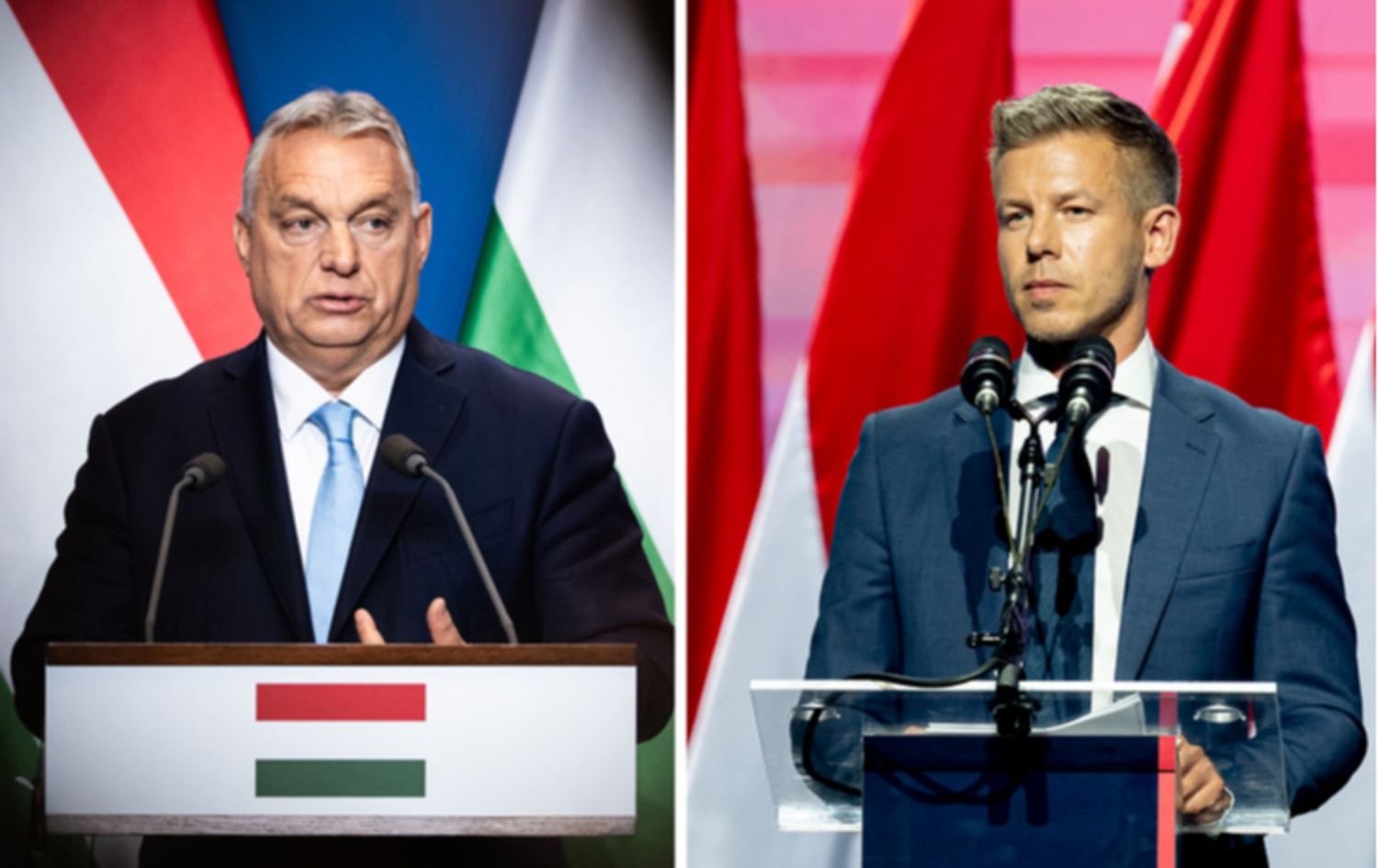  Viktor Orbán &  Péter Magyar