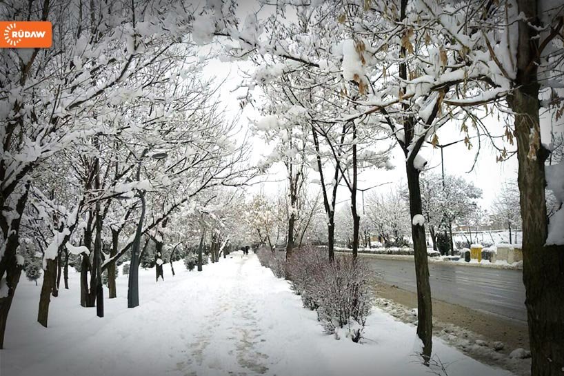 Doğu Kürdistan - Merivan kar altında