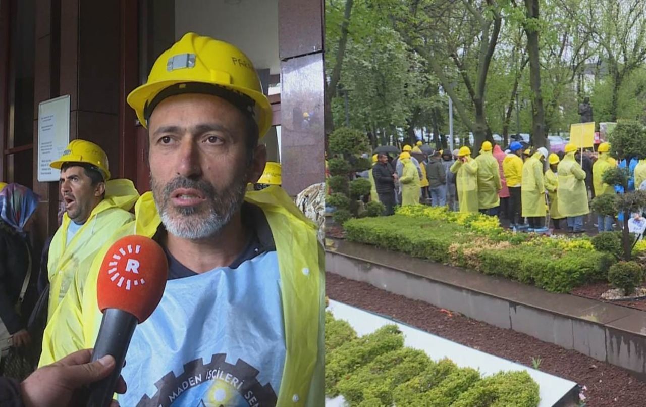 جانب من الاعتصام 