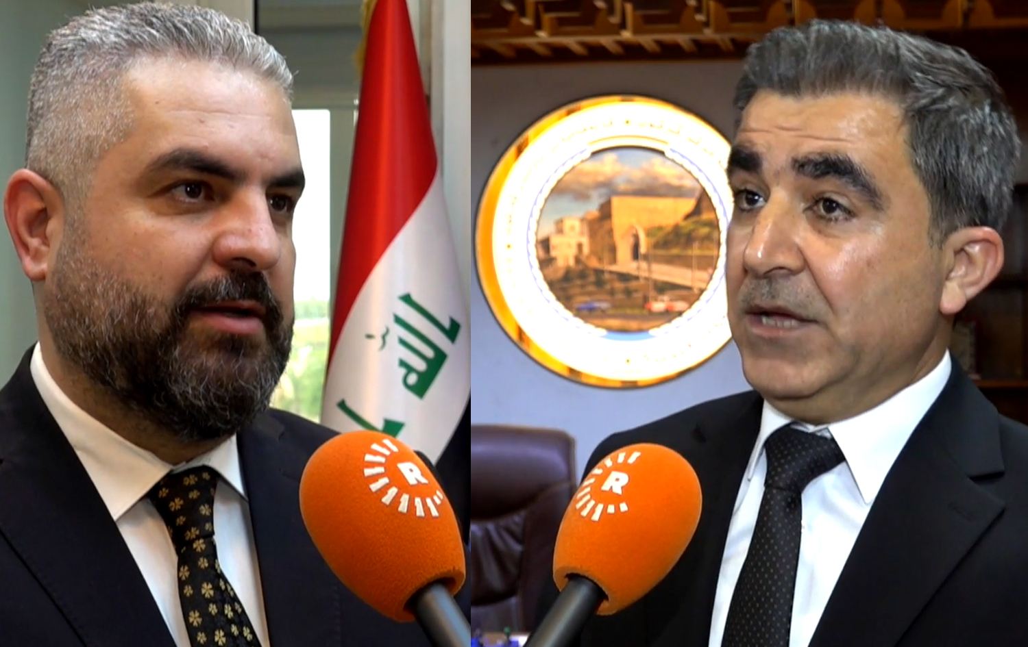 قائممقام كركوك آفيستا محمد وعضو مجلس المحافظة أحمد رمزي