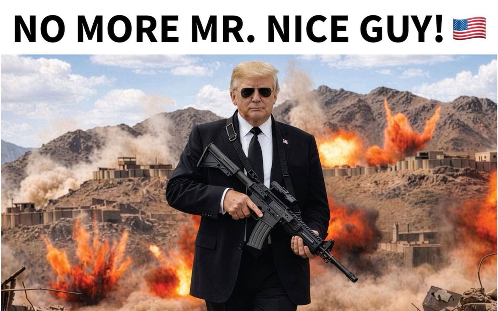 Wêneyê ku Donald Trump belav kiriye / Truth Social