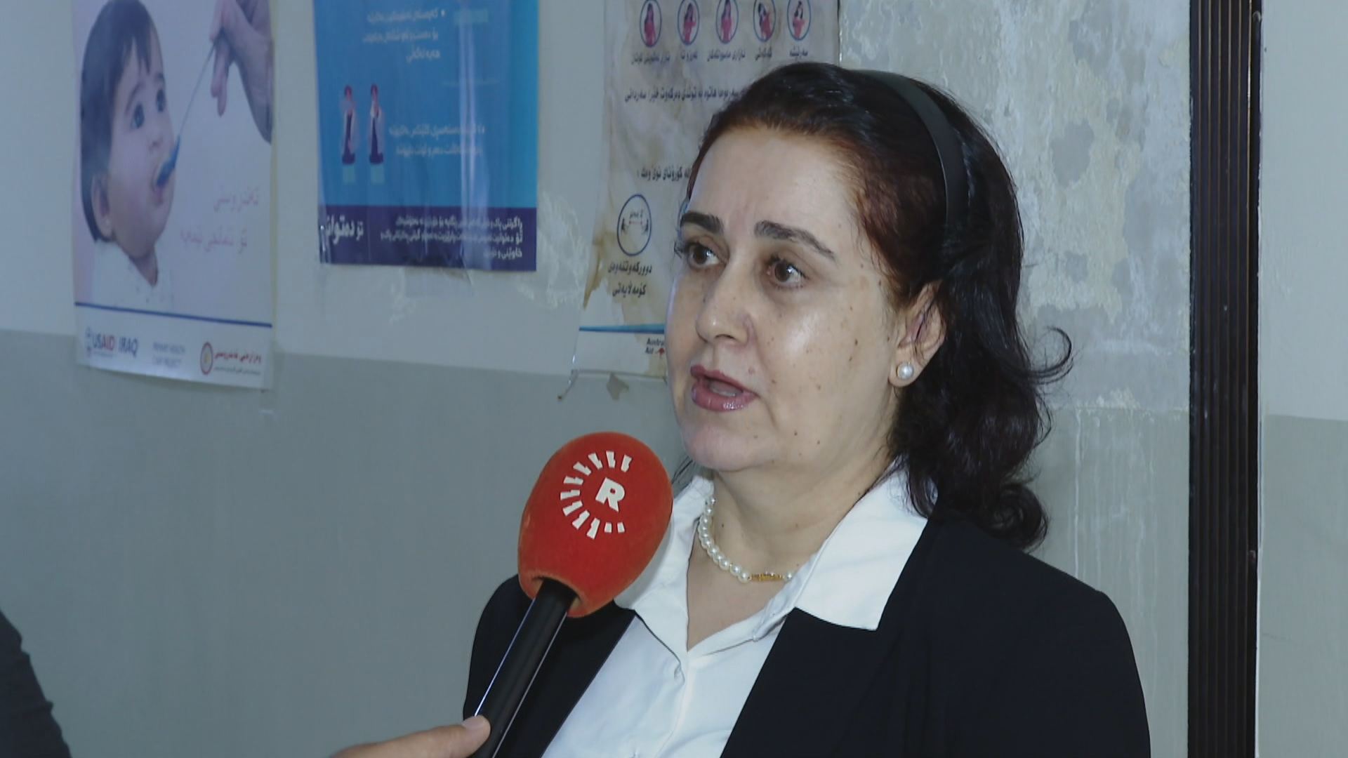 کوێستان ئیبراهیم، بەرپرسی بەشی کوتان لە بنکەی تەندروستیی کێوەڕەش