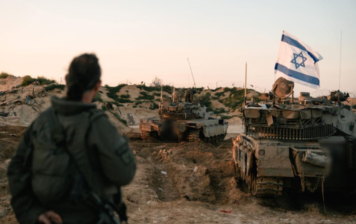 سەربازێکی ئیسرائیلی لە کەرتی غەززە. وێنە: IDF