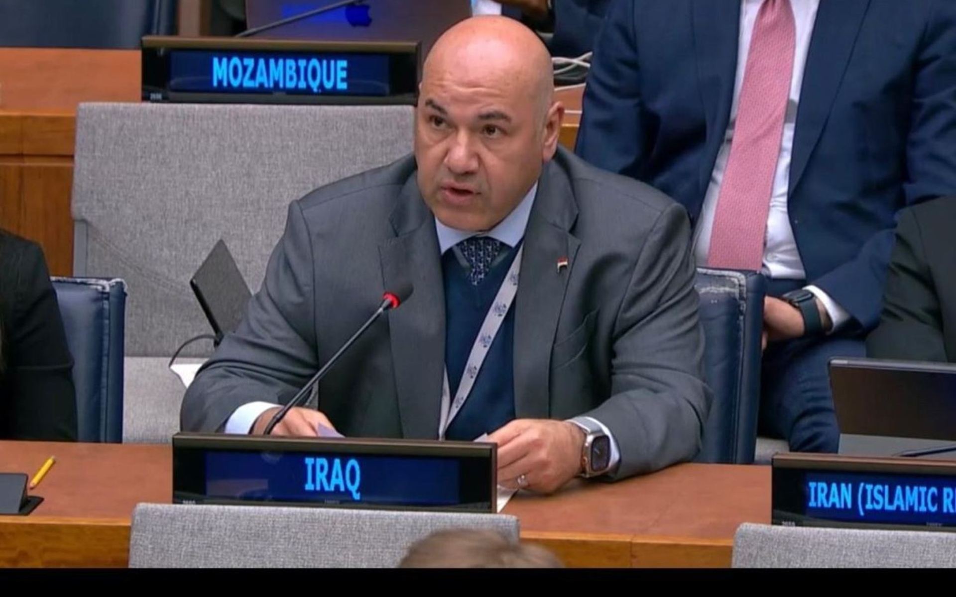  مندوب العراق لدى الأمم المتحدة لقمان الفيلي