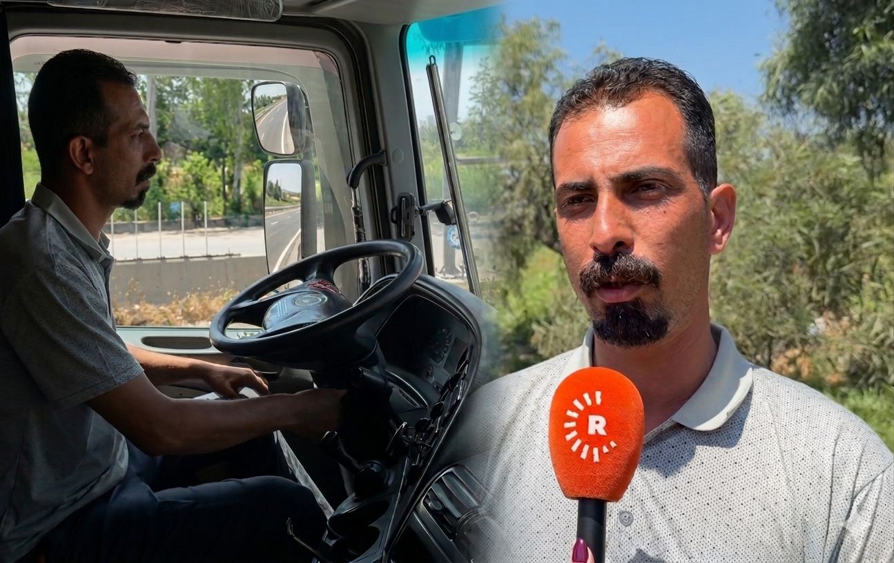 سائق شاحنة نفط عراقي في سوريا 