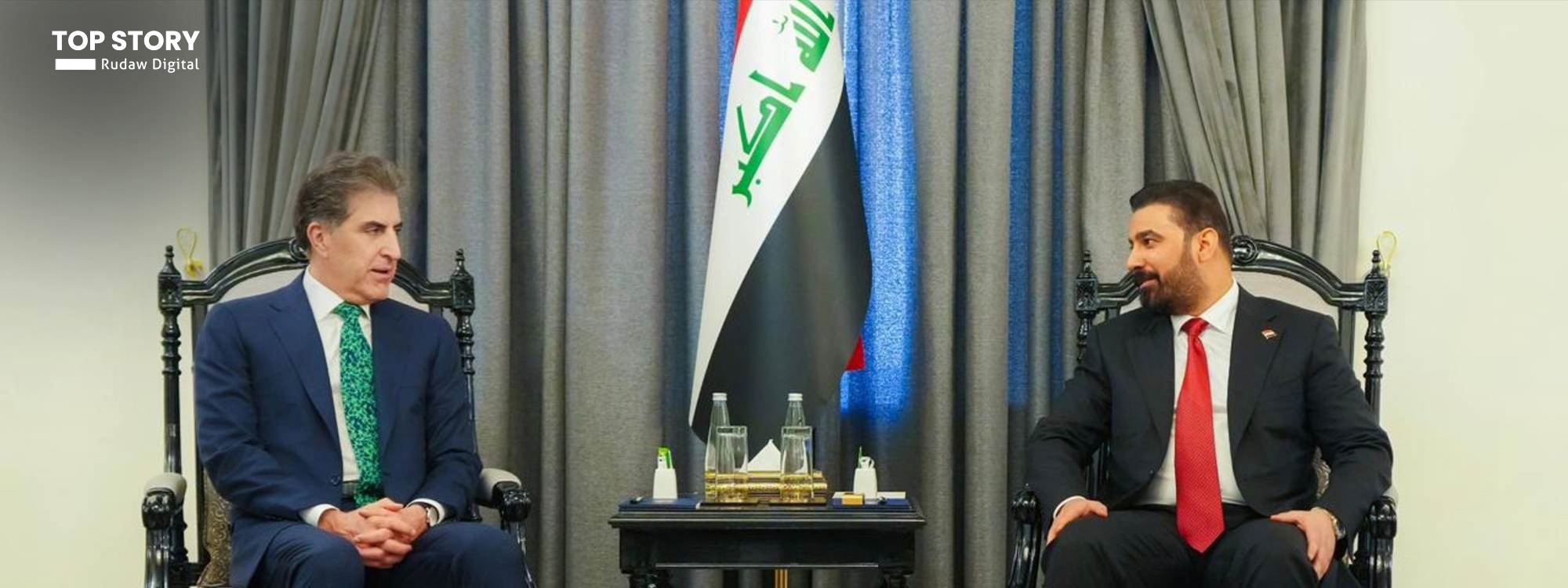 رئيس إقليم كوردستان ورئيس الوزراء المكلّف