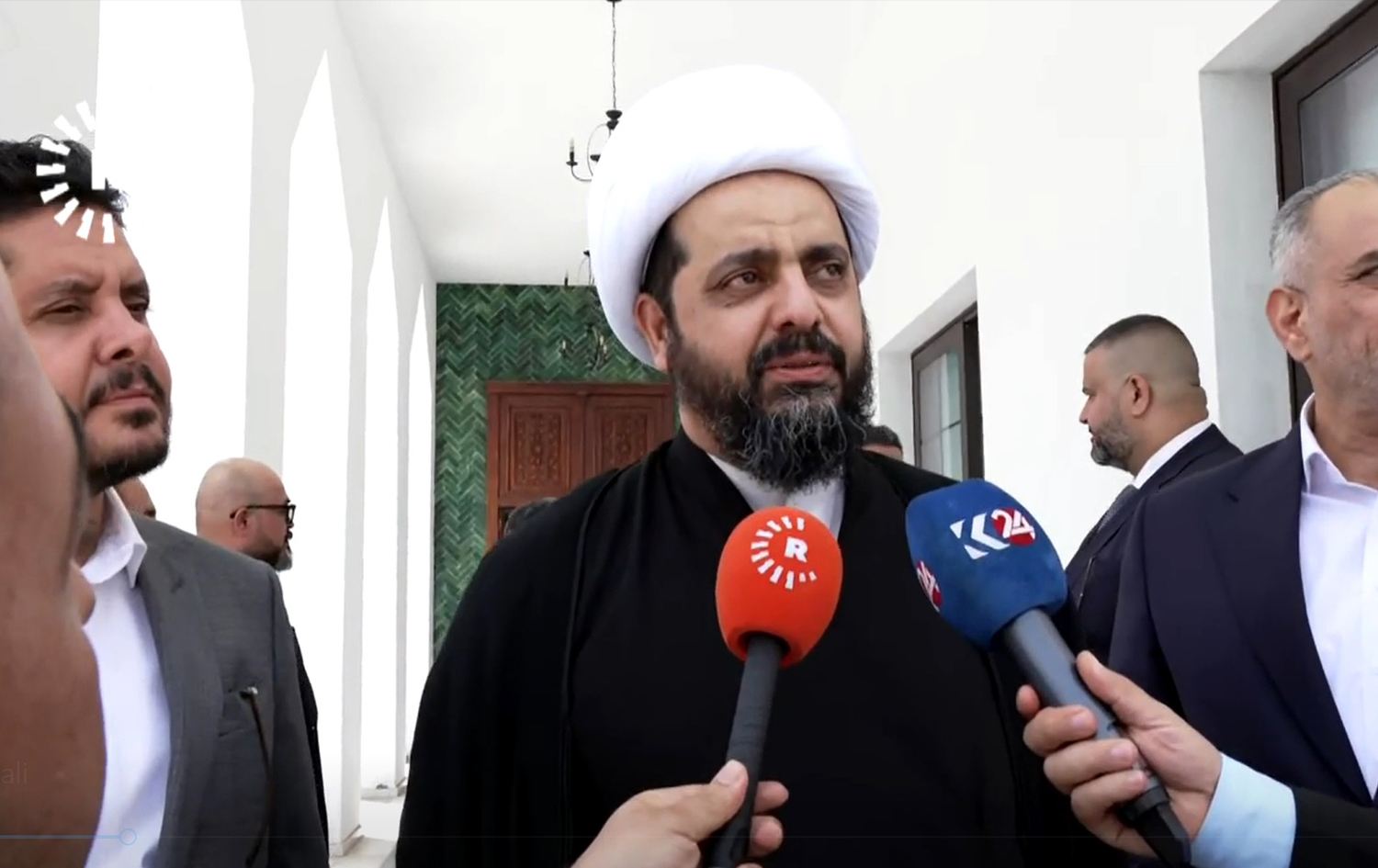 قيس الخزعلي الأمين العام  لحركة عصائب أهل الحق