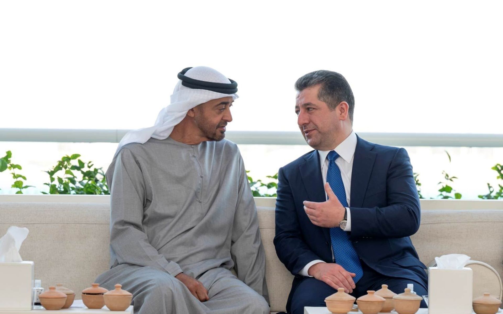 مەسرور بارزانی و سەرۆکی ئیمارات بە تەلەفۆن قسەیان کرد