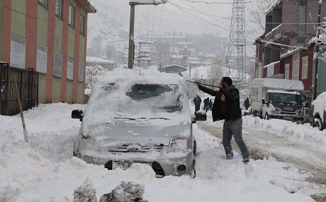 Kürt illerinde Sibirya soğukları