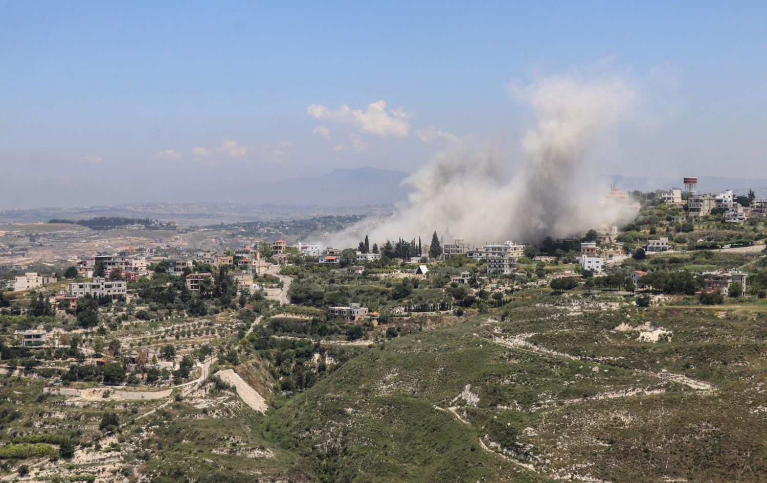 هێرشێکی ئیسرائیل بۆسەر لوبنان. وێنە: AFP