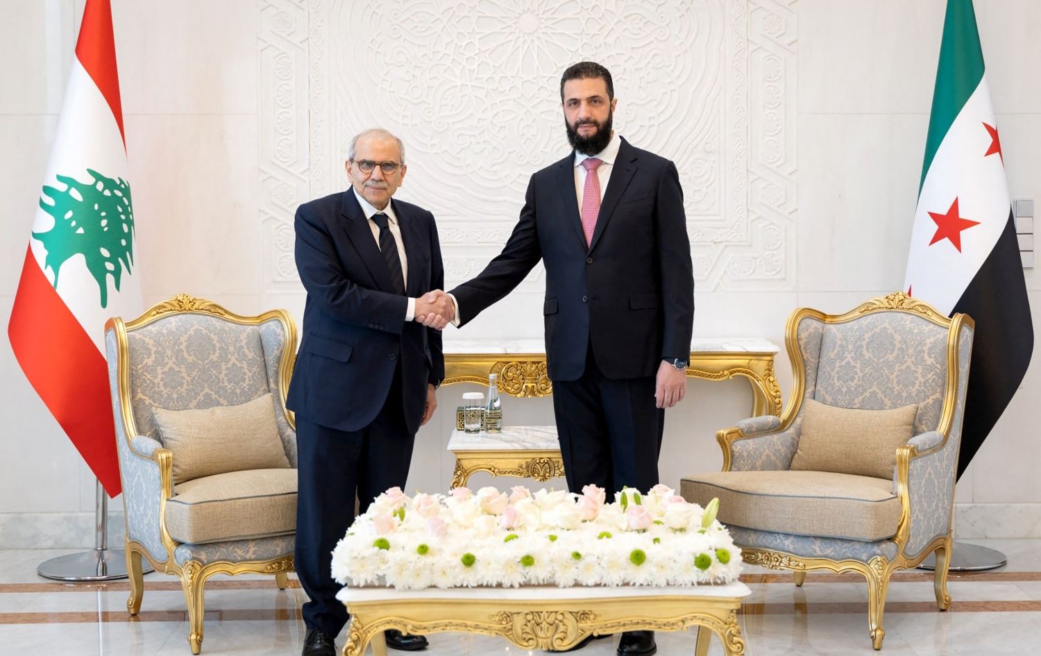  الشرع مستقبلاً نواف سلام